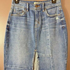 Unpublished Blue Jean Denim Skirt size 26